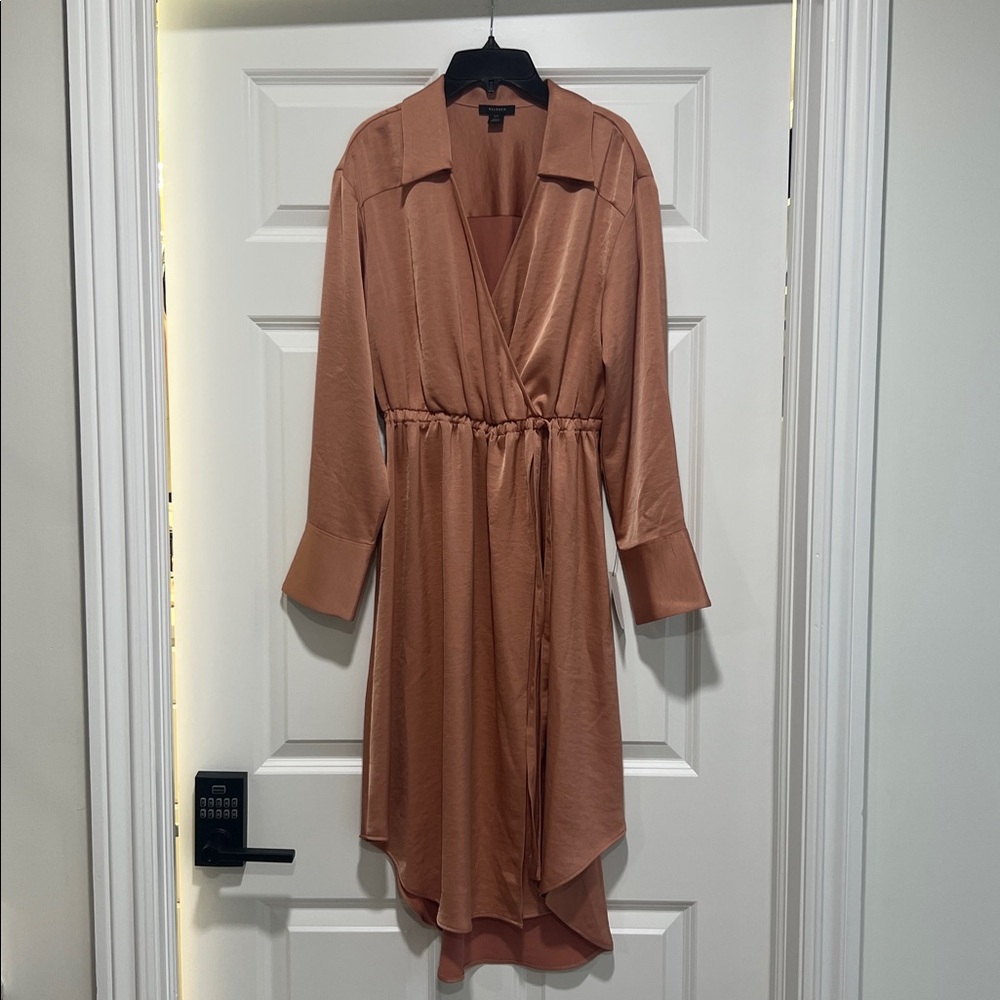 Halogen Rust Wrap Dress
